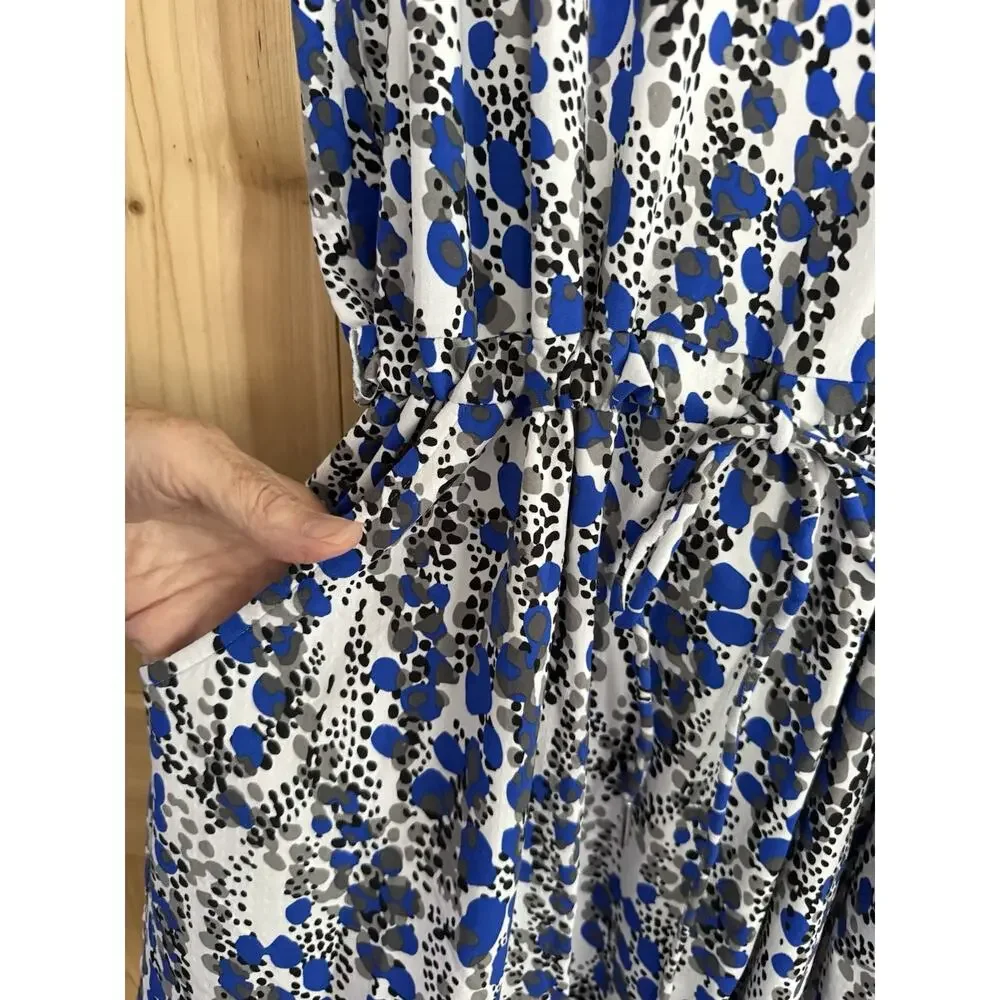 2 - IBKUL Sleeveless Golf Dresses 1 Eva & 1 Blue Kamila Drawstring UPF 50+ Sz XL